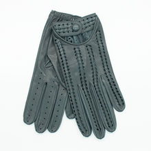 Leather Driving Gloves With Belt | Pumice