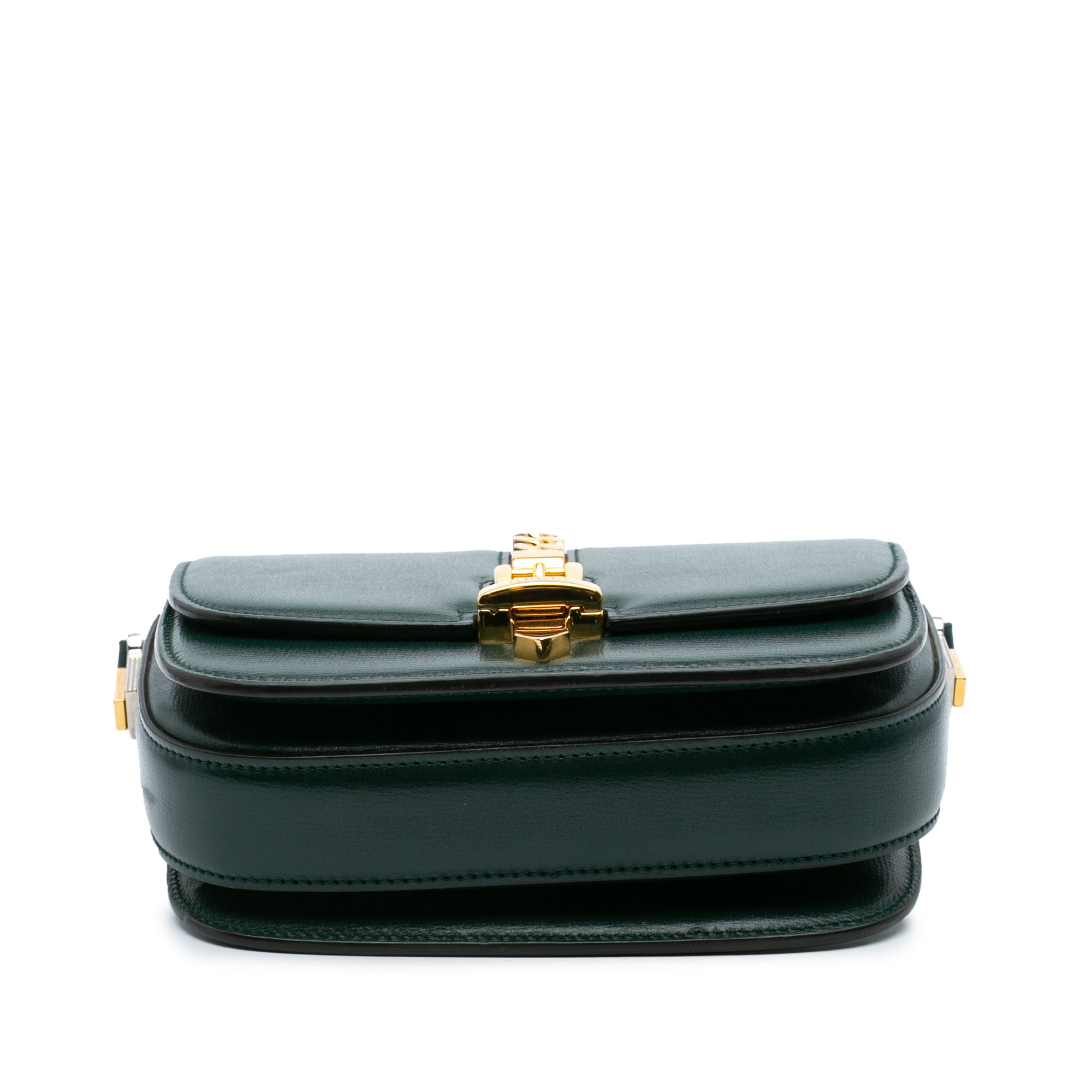 Gucci | Pre-Owned Mini Leather Sylvie 1969 Crossbody | Green