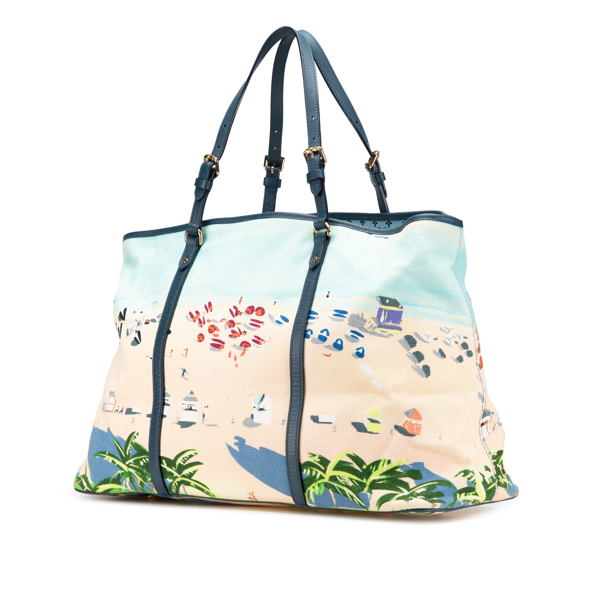 Louis Vuitton | Pre-Owned Ailleurs Cabas Promenade GM | Blue Multi/Multi