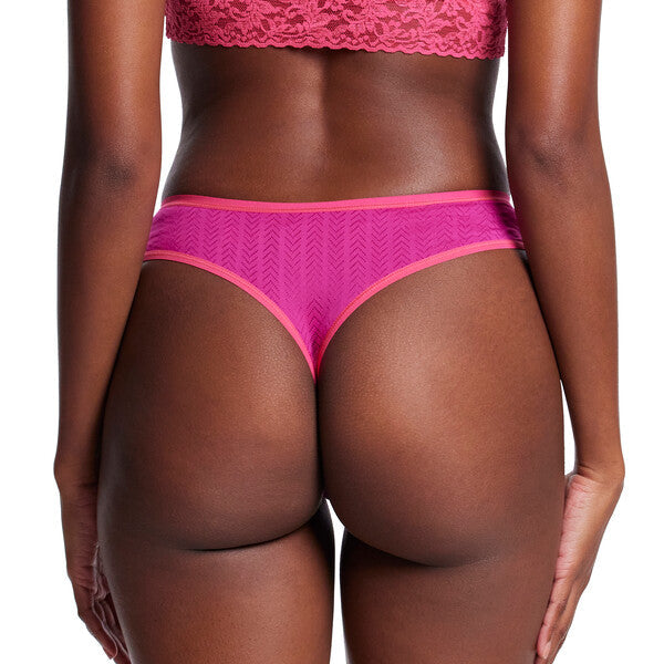 MoveCalm Natural Rise Thong | Summerplum/Morning Glory