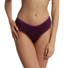 MoveCalm Hi-Rise Thong | Dreid Cherry/Damson Plum