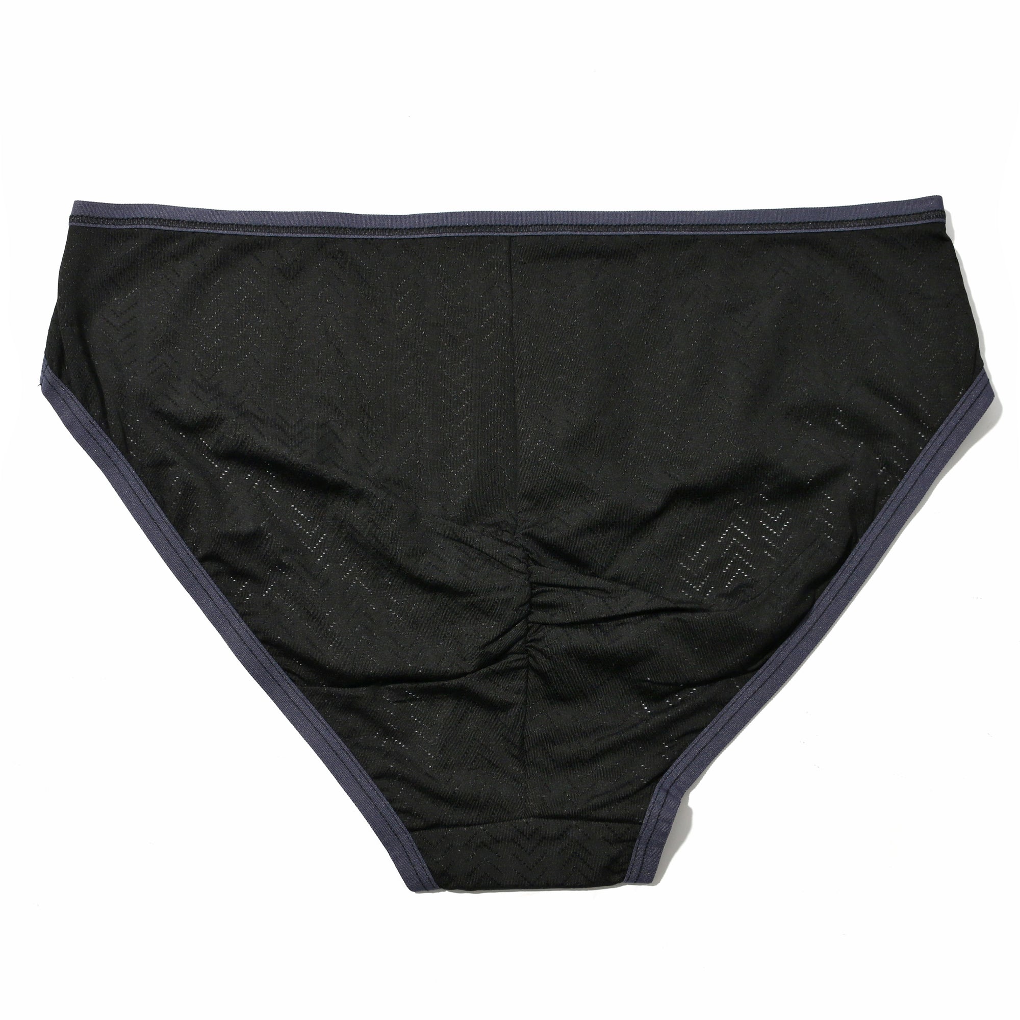 Movecalm Rouched Brief | Black/Granite