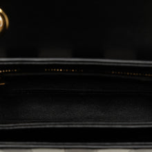 Celine | Pre-Owned Small C Striped Leather Bag | Black