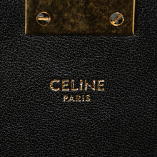 Celine | Pre-Owned Small C Striped Leather Bag | Black