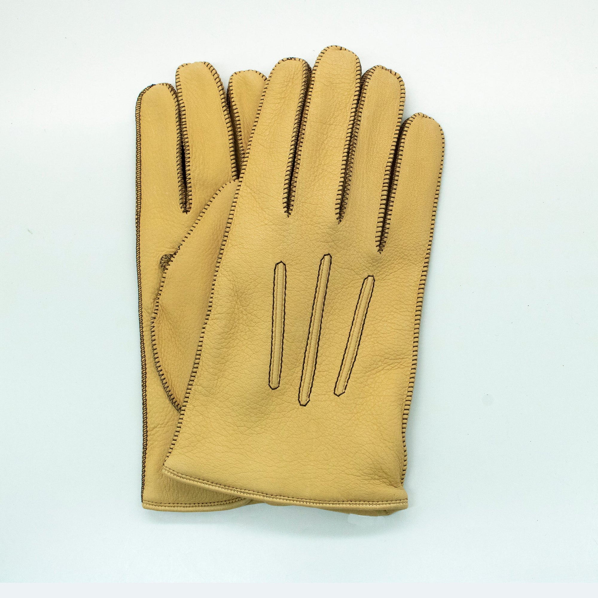 Men's Deerskin Gloves | Cream