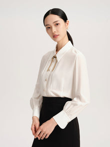 Silky Blouse | White