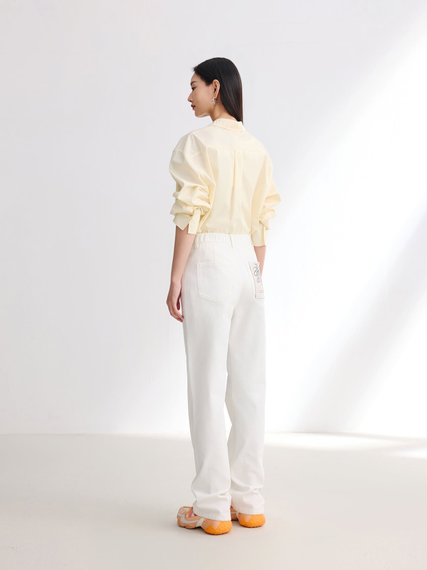 Micro Flare Slimming Jeans | White