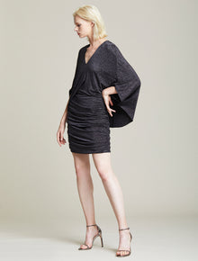 Metallic Knit Dress - Halston