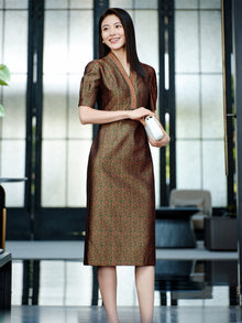 Songjin Dress | Brown