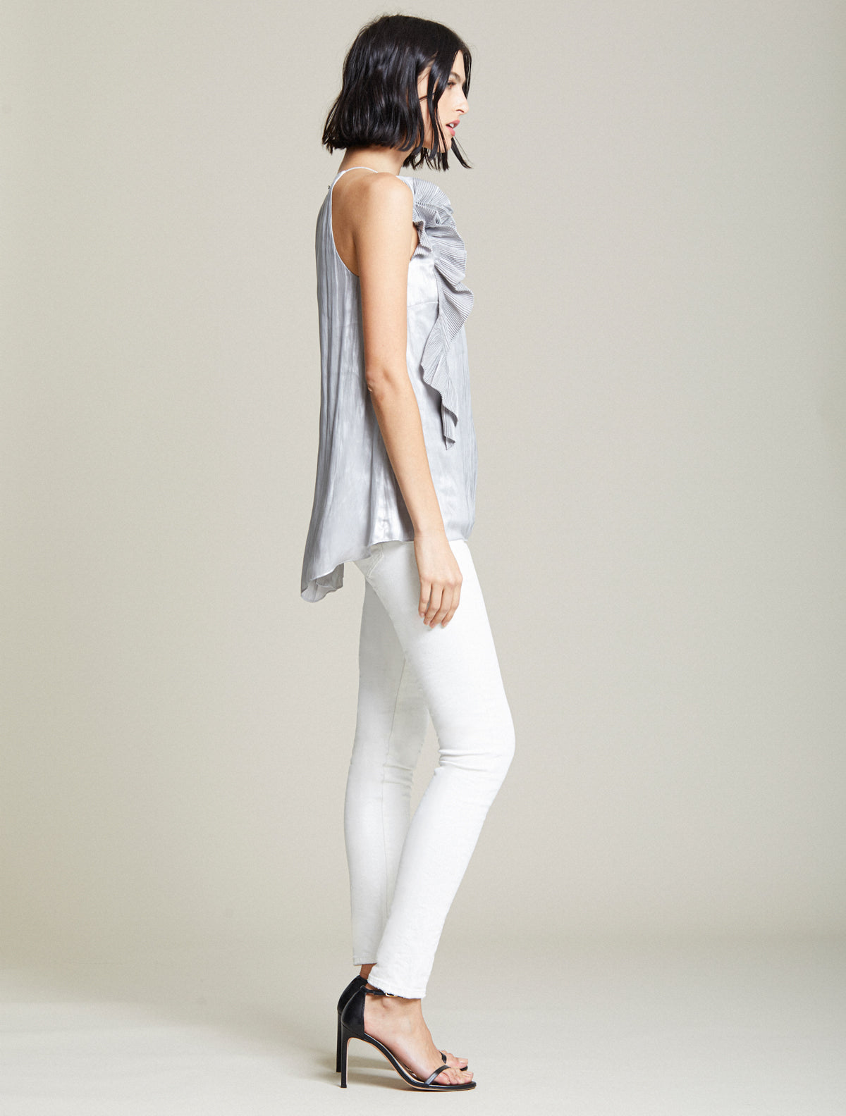 Metallic Cascade Top - Halston