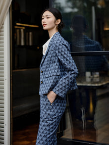 Fashion Lapel Blazer | Blue
