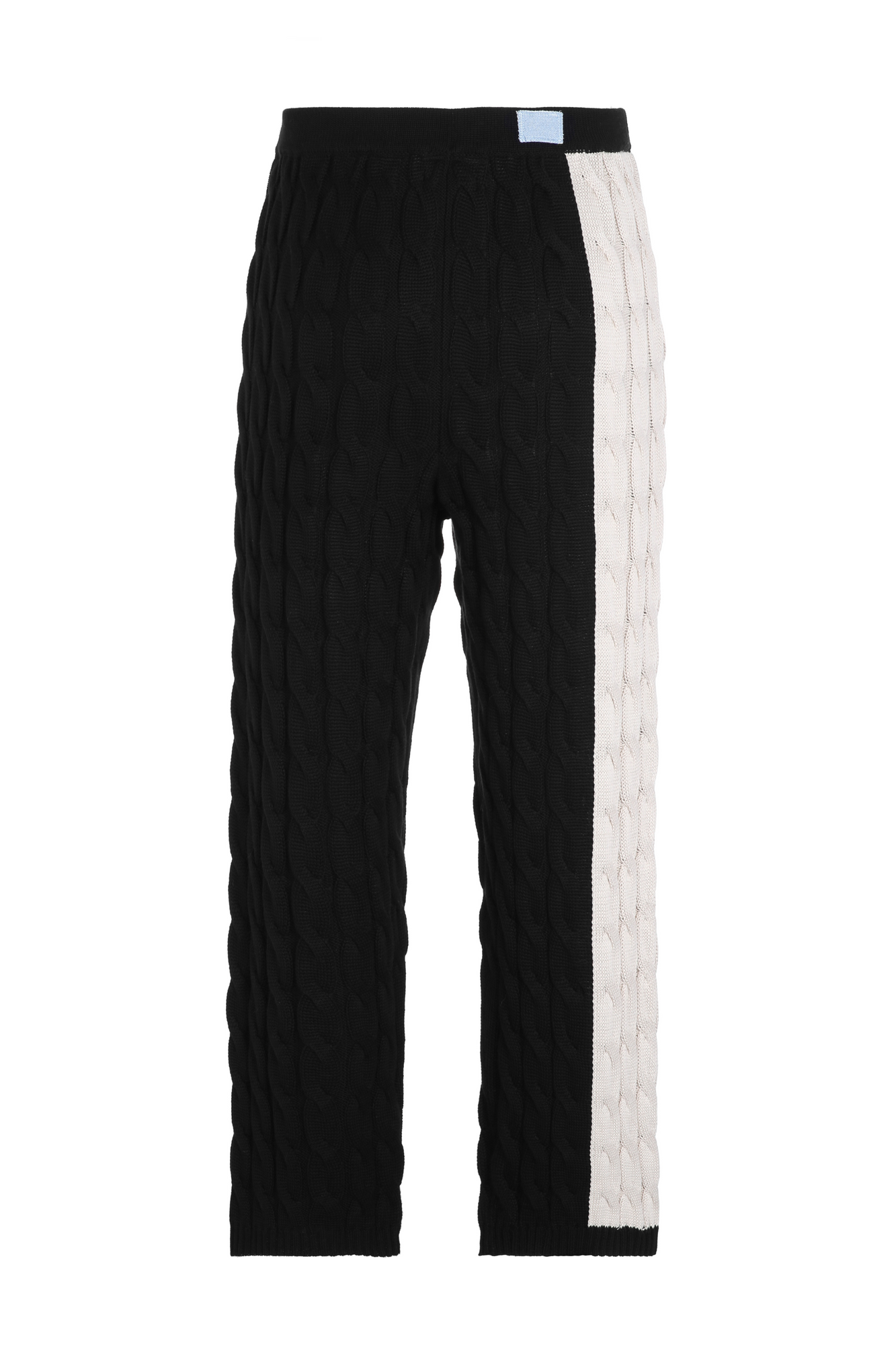 The Two-Toned Cable Knit Pants Reuben Oliver