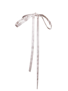 Vida Satin Rose Flower Choker | Beige