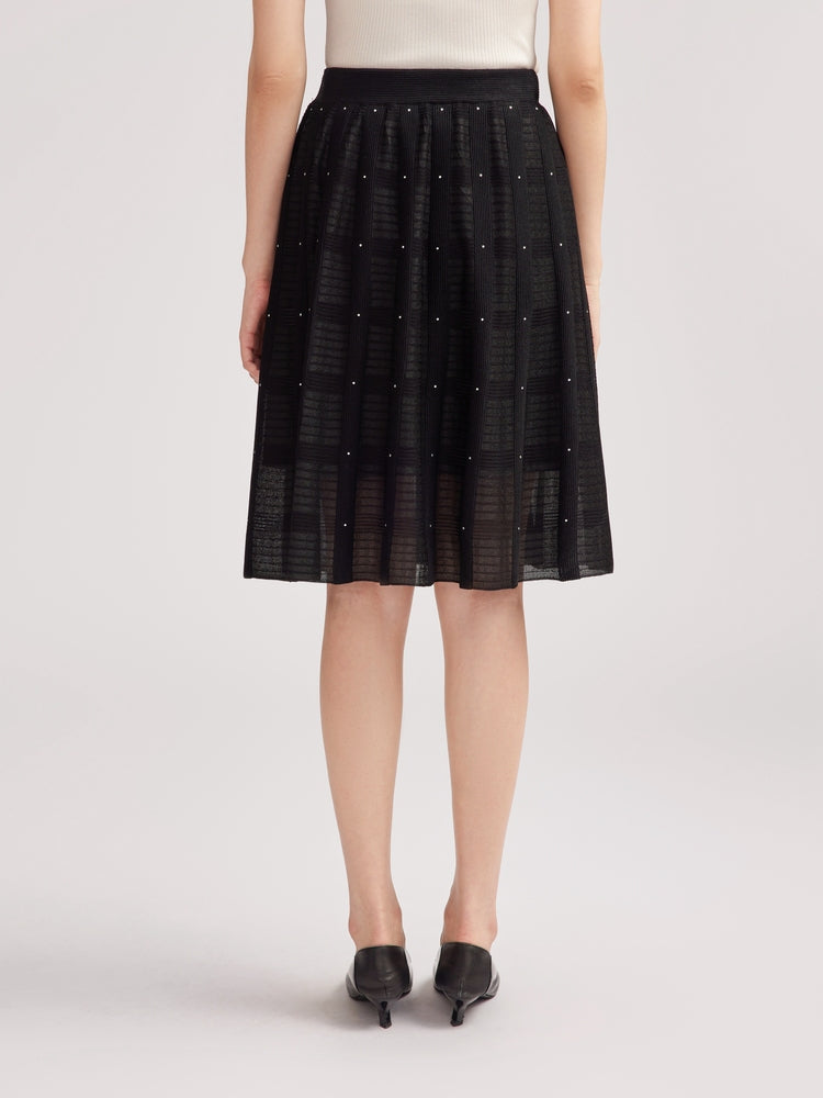 Starry Night Knit Dress | Black