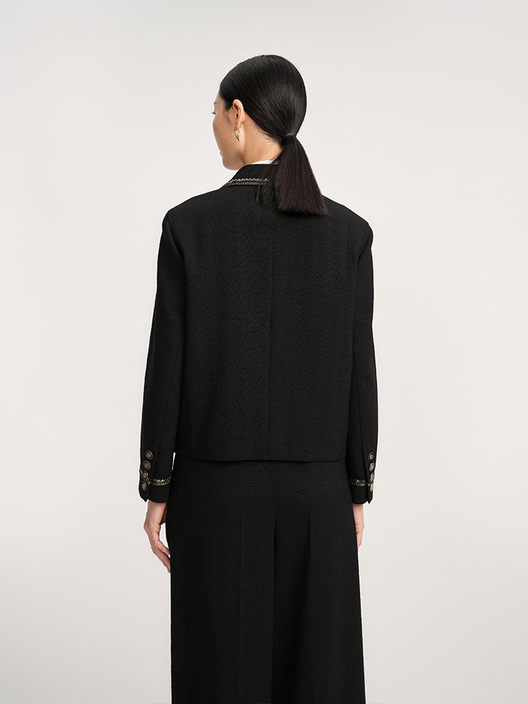 Wool Blazer | Black