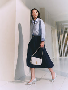 Elegant Auspicious High Heels | Blue