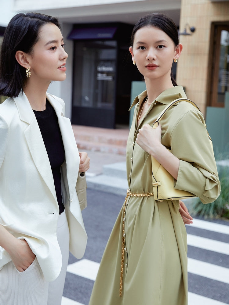 Shirt Dress | Green