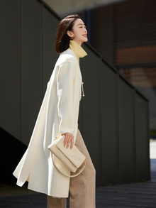 Wool Coat Outerwear | White