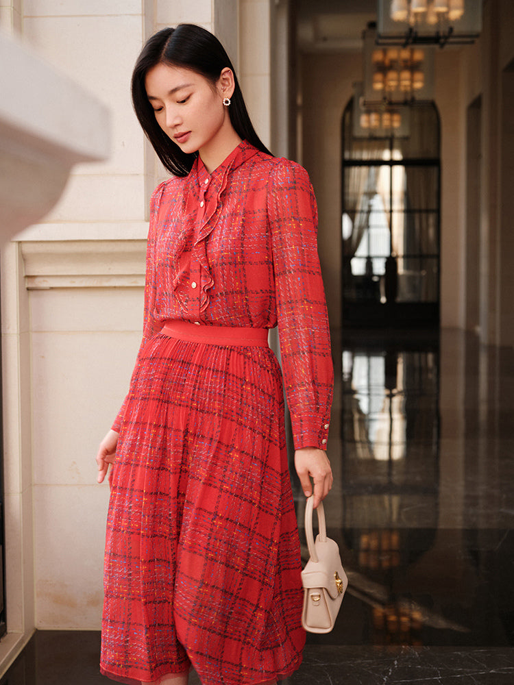 Silk Shirt | Rose Red