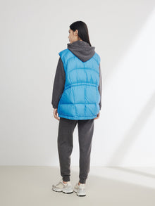 Goose Down Vest | Blue