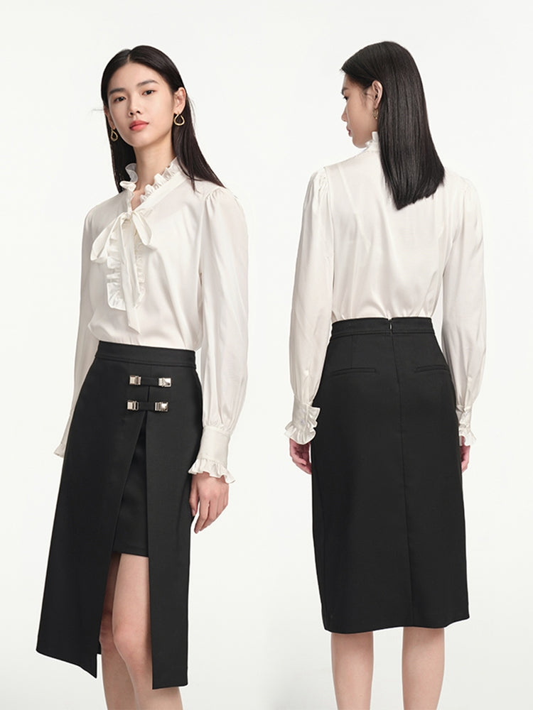 Silk Blouse | White