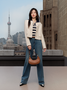 Parisian-Style Wool Jacket | White