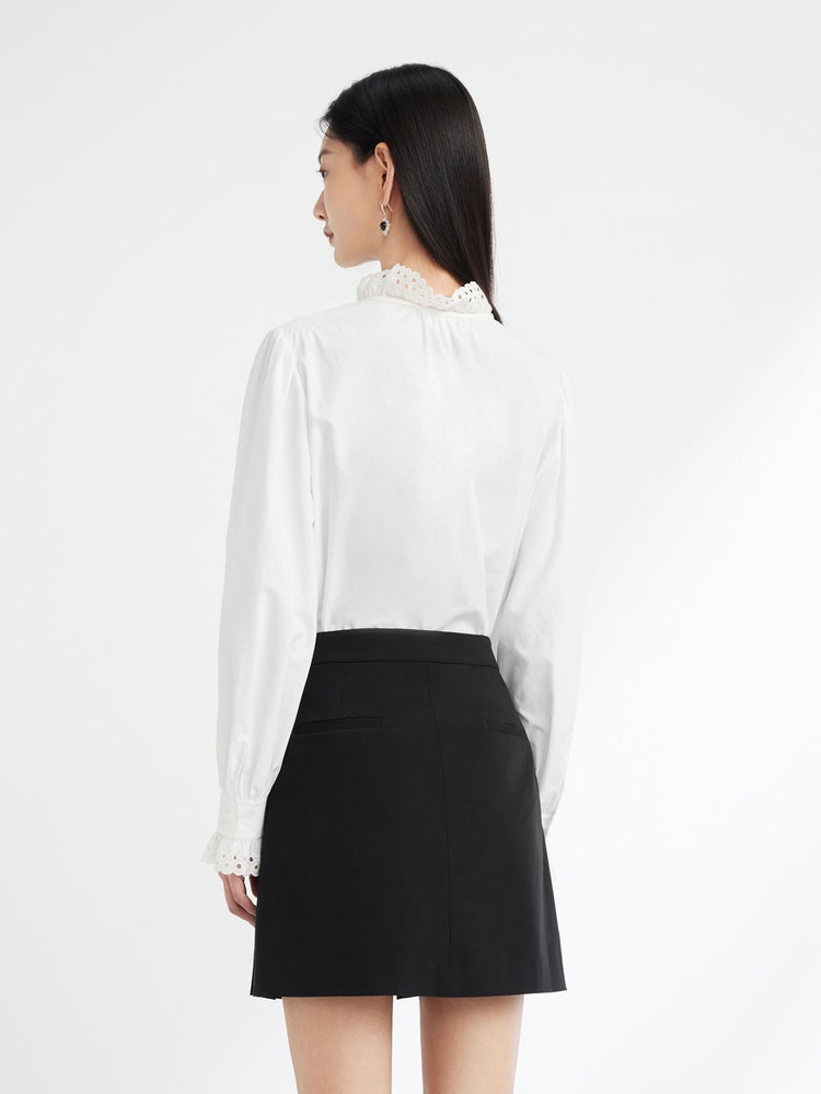 Palace-Style Blouse | White