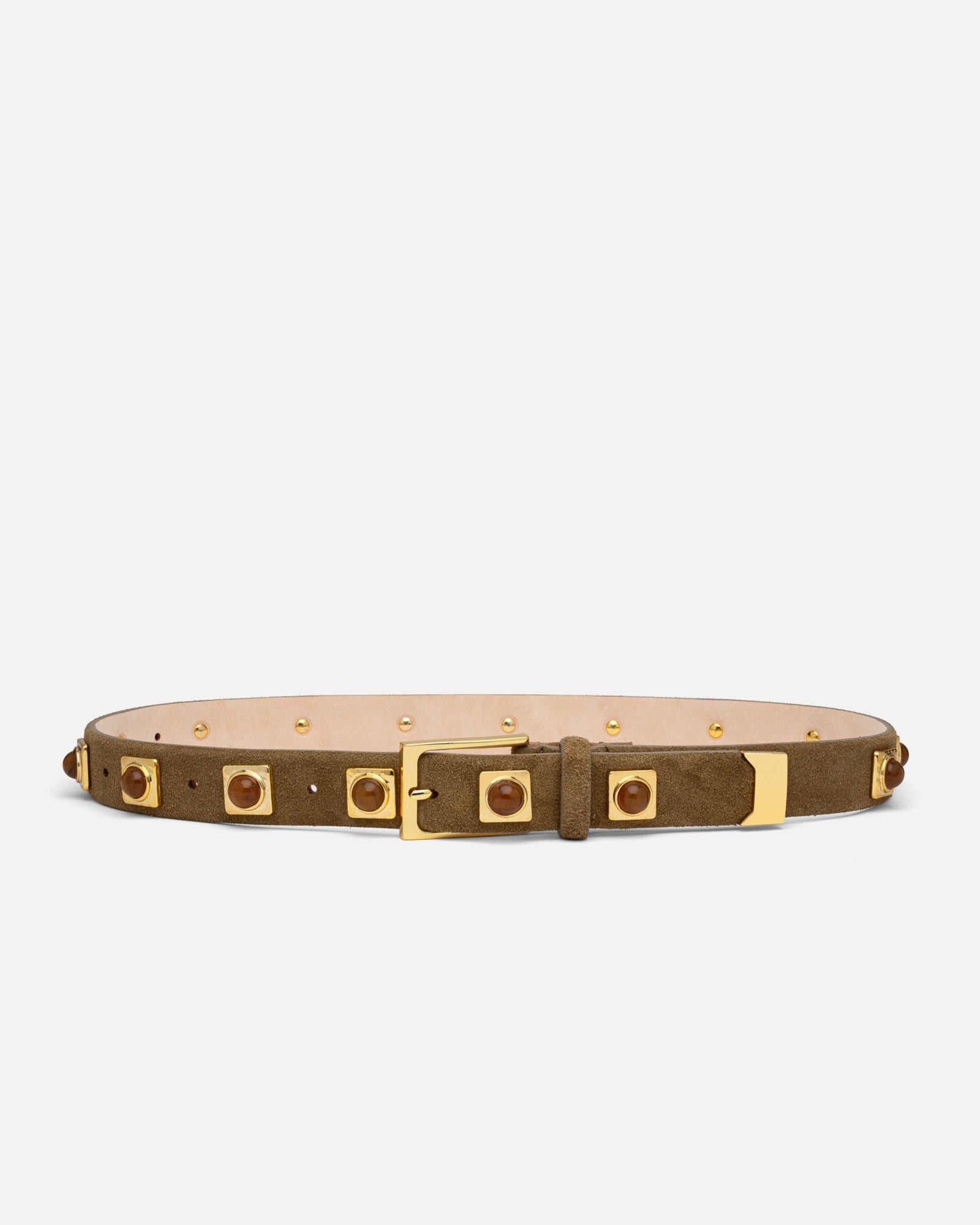 No. 2 Belt | Mocha/Gold