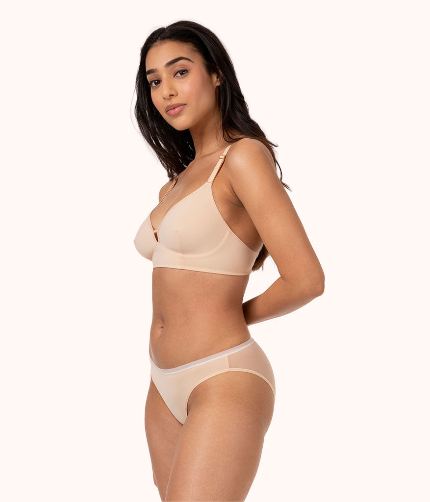 The Low Back Bralette | Toasted Almond