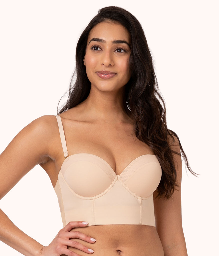 The Low Back Strapless | Toasted Almond