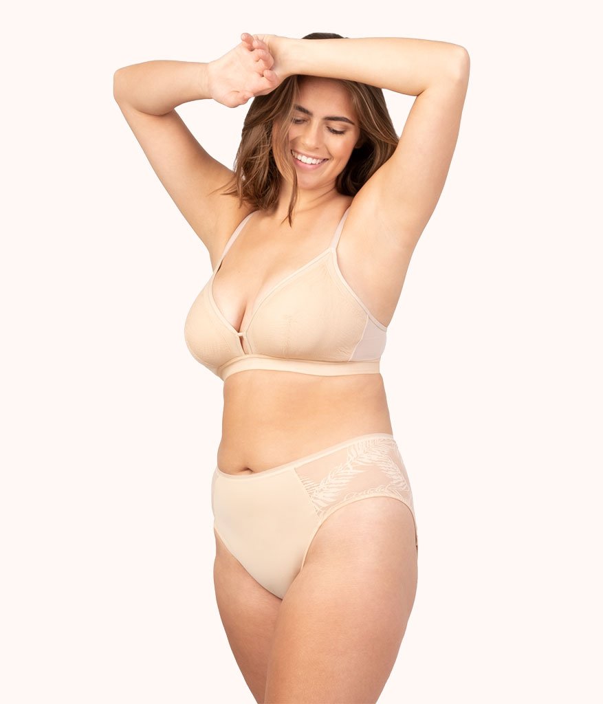 The Smooth Lace Busty Bralette | Toasted Almond