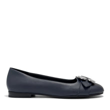 Paradise Casual Flat | Navy Faux Soft Nappa