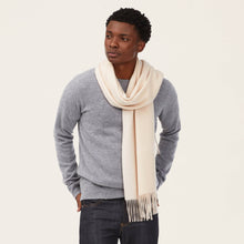 Unisex | Casey Cashmere Scarf | Ivory