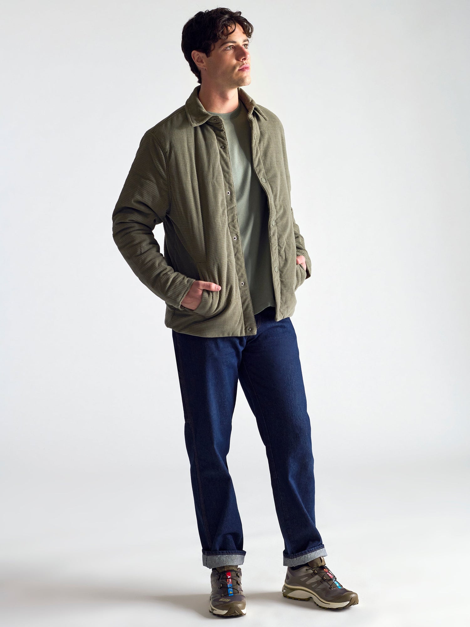 Mens | Cord Jacket | Mulled Basil