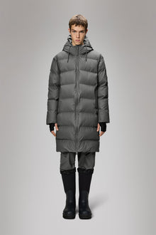 Rains Alta Longer Puffer Jacket Grey Jacket