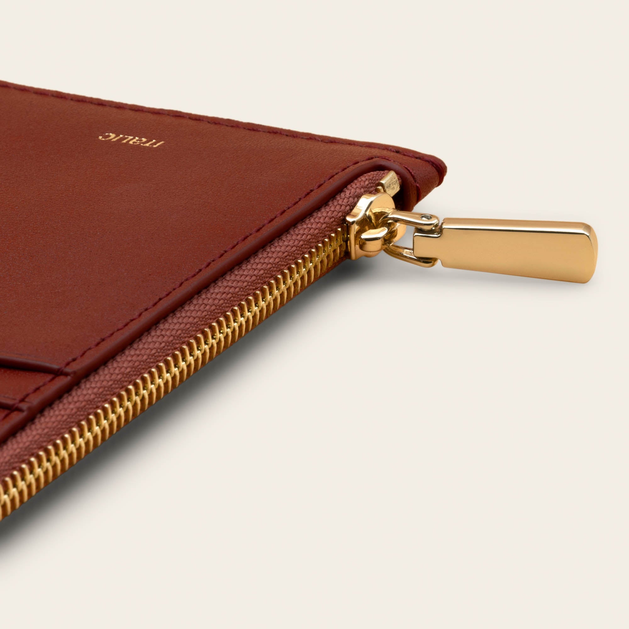Unisex | Albee Leather Card Holder | Desert Sun