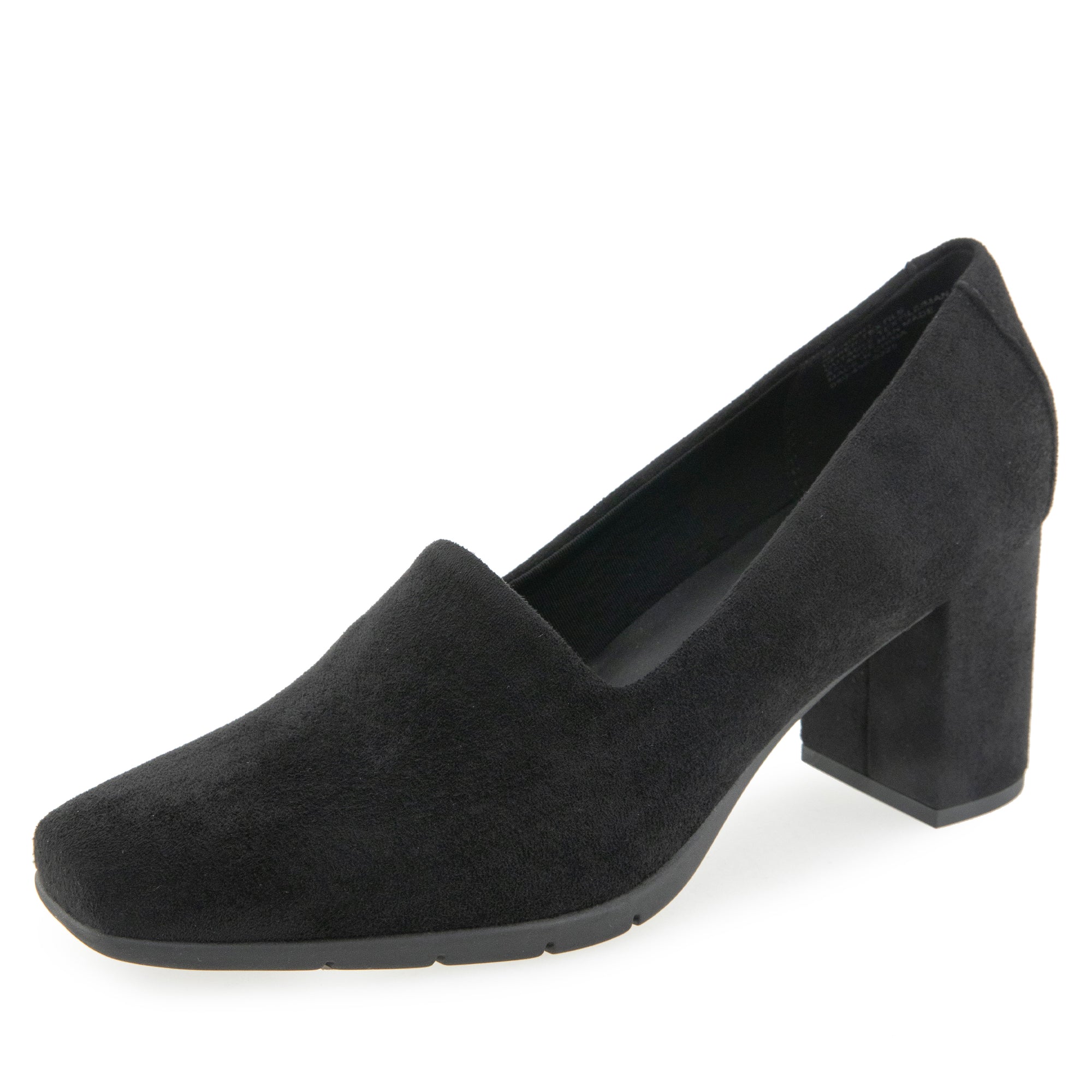 Midnight | Black Faux Suede