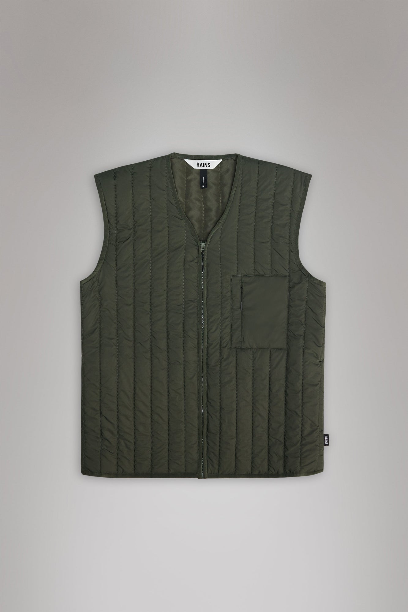 RAINS Banja Liner Vest Green Vest