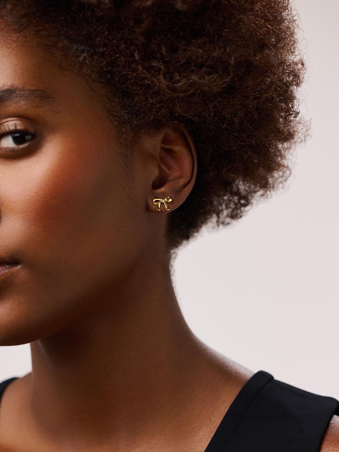Bow Earrings - Tracy Earrings | 14K Gold on Brass
