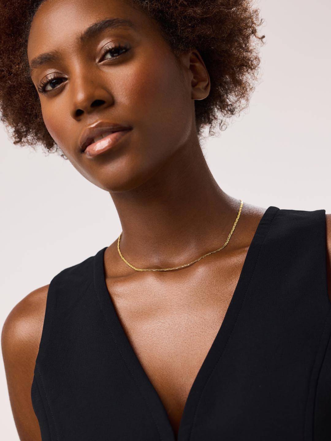 Flat Mariner Chain - Morgan Slim | 14K Gold on Brass