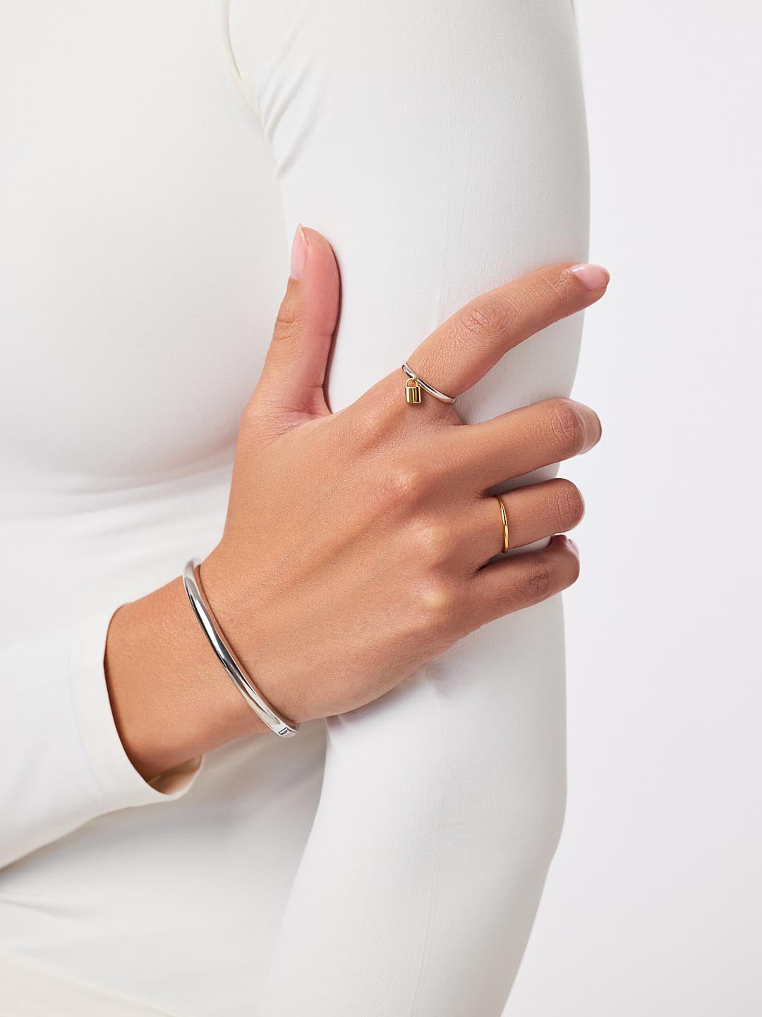 Mixed Metal Jewelry - Colter | 14K Gold on Brass/Rhodium on Brass