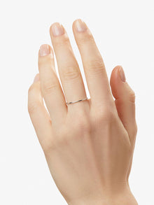 Ring | 10K Solid White Gold