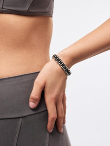 Ora Watch Strap Bracelet | Stainless Steel | Black Ceramic