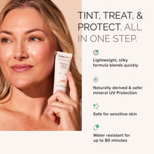 Woman holding Mdsolarsciences Mineral Tinted Creme SPF 30