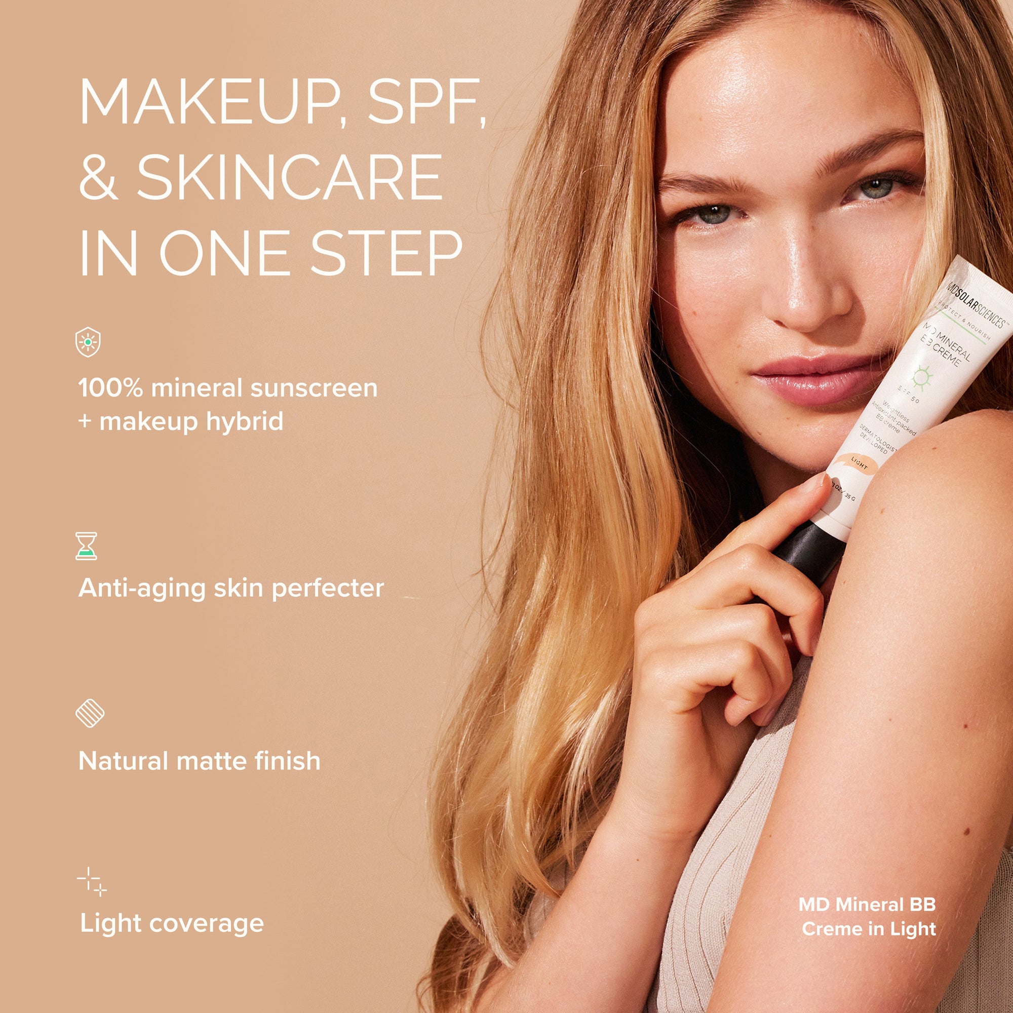 MD Mineral BB Crème SPF 50 | Light (1.23 oz)