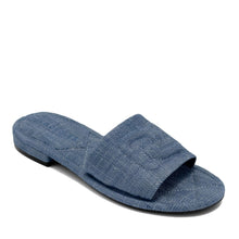 Jilda Sandal Flat | Blue Denim