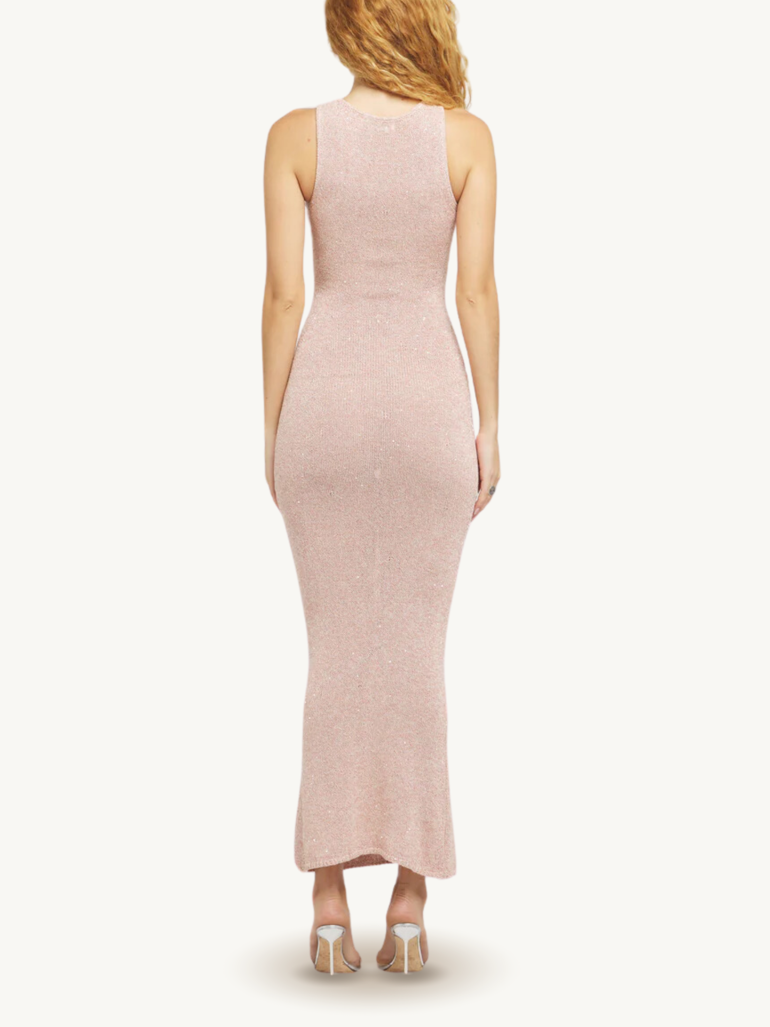 Natalia Dress | Blush Sequin