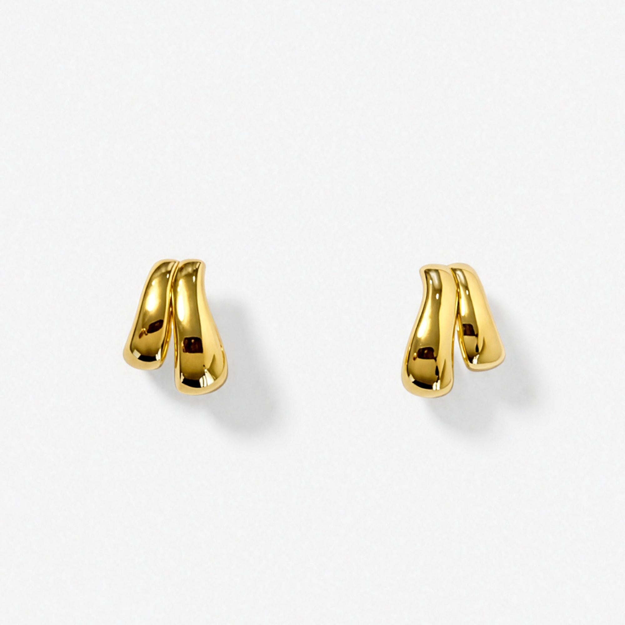 Curl Earrings | 18K Gold Plated on Brass