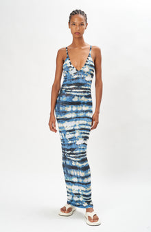 Rozio Dress | Tie Dye Blue