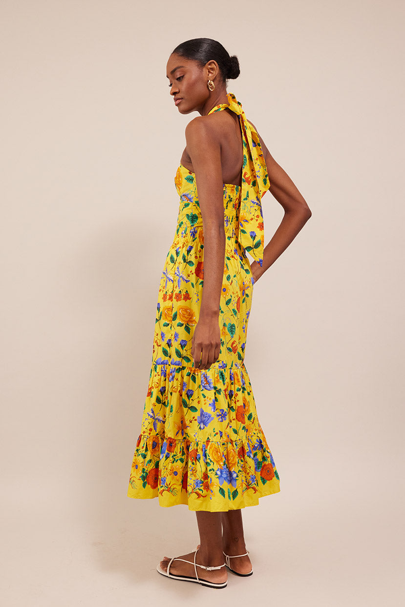 Chase Skirt | Flora Scarf Yellow